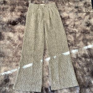 WILD HONEY TWEED LIKE WIDE LEG PANTS